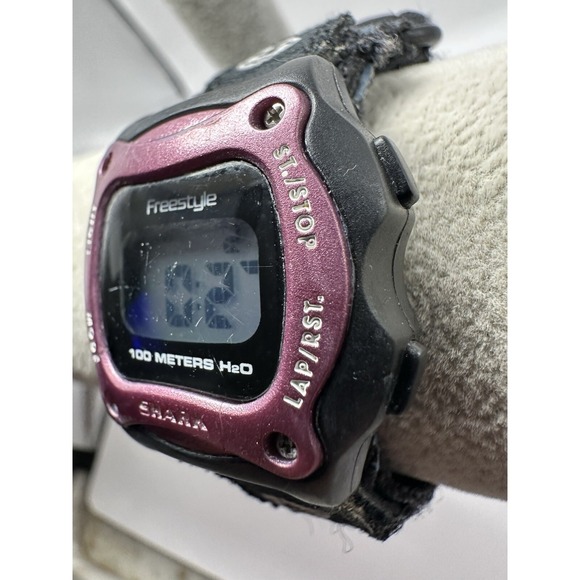 Shark Freestyle Nylon Floral Band Ladies Watch New‎ Battery 30MM 7.5" C67 - Picture 4 of 14